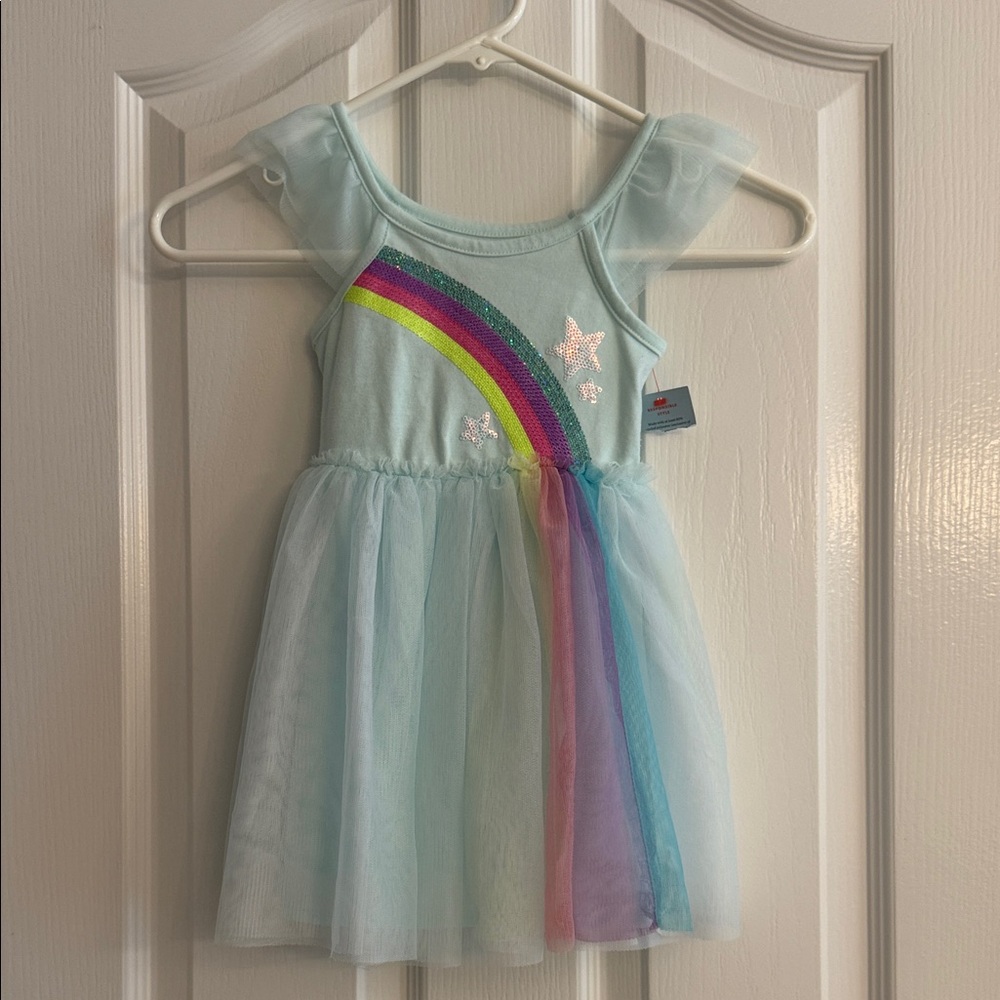 Rainbow Tulle Dress for Kids